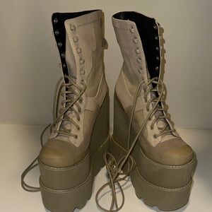 Darker Wavs ATMOSPHERE DOUBLE STACK FIELD GIRL TRAITOR BOOTS